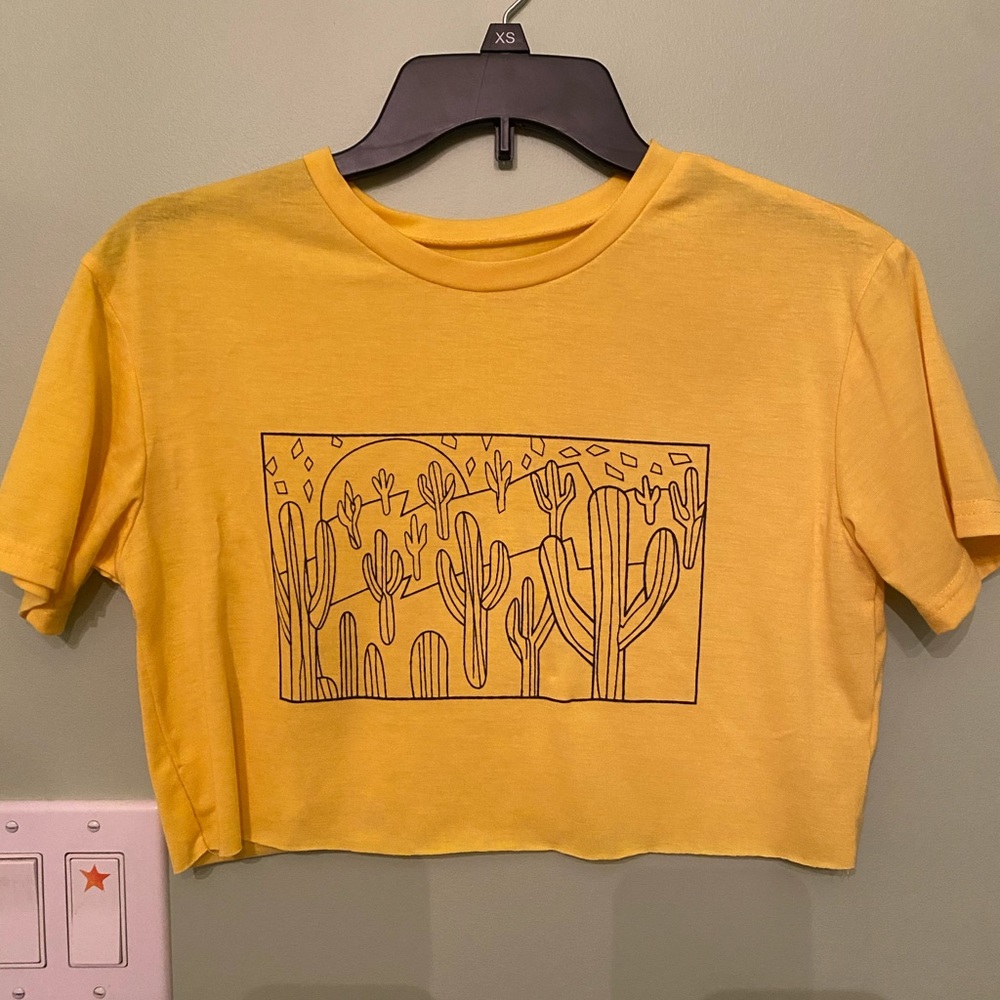 Cactus crop top